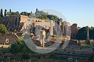 Rome empire ruins