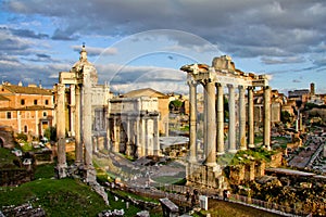 Rome. Forum Romanum. Septimius Severus photo