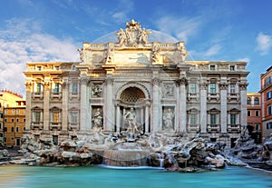 Rome, Fountain di Trevi, Italy