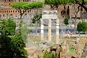 Rome imperial capital city historical monuments age Roman and Renaissance