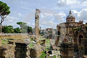 Rome imperial capital city historical monuments age Roman and Renaissance