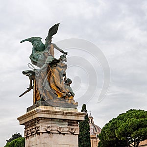 Rome Italy. City full of points of cultural and archaeological interest.