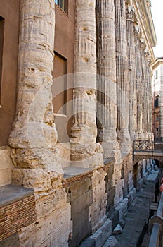 Rome. Italy. Columns