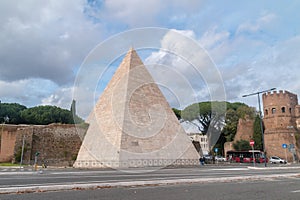 Pyramid of Caius Cestius, ancient pyramid in Rome