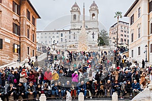 Spanish Steps (Piazza di Spagna) in Rome, Italy