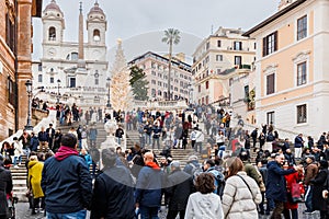 Spanish Steps (Piazza di Spagna) in Rome, Italy