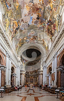 ROME, ITALY - MAY 24, 2022: Church of the Gesu - Chiesa del Gesu in Rome