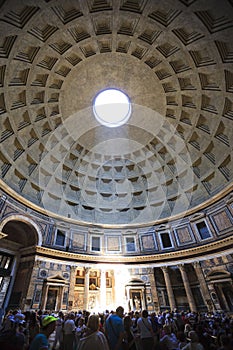 Pantheon was built as a temple to all the gods of ancient Rome,