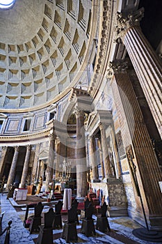 Pantheon was built as a temple to all the gods of ancient Rome,