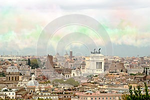 Roma 4 2021 l'aria mostrare secondo tricolore un gruppo sul un'opportunità da celebrazioni partiti da 