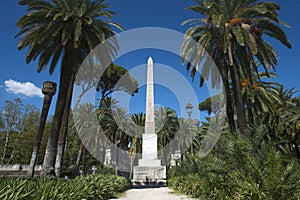 Rome, Italy, One of the obelisks of Villa Torlonia
