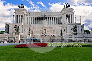 Monument to Victor Emanuel II in Piazza Venezia, Rome, Italy