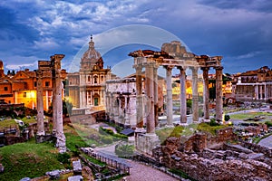 Roma tramonto romano un bellissimo la luce 