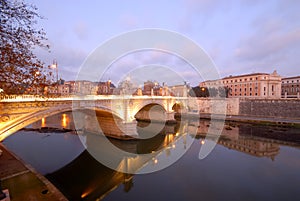 Rome, Italy, the tiber river