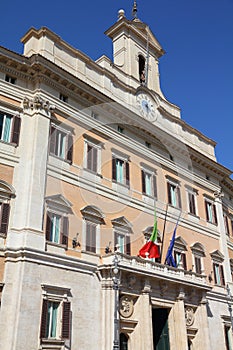 Rome landmark - Montecitorio Palace photo