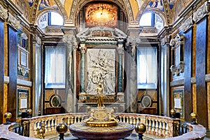 Rome Lazio Italy. The Basilica of Saint Mary Major (Basilica Papale di Santa Maria Maggiore), The baptistery
