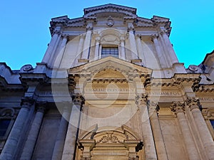 Roma - Facciata di Santa Maria in Portico in Campitelli photo