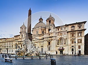 Rome Navona Fiumi St Agnese