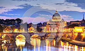 Roma por la noche 