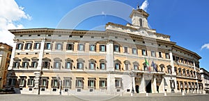 Rome, Palazzo Montecitorio, Italian Parliament.