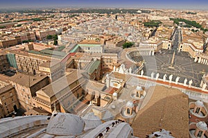 Rome panorama view