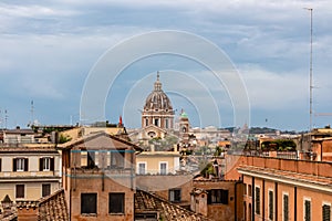 Rome - Panoramic view from Victor Emmanuel II monument on Piazza Venezia in Rome