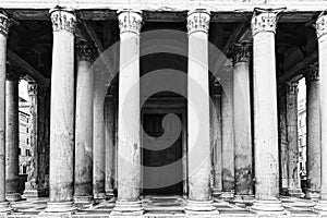 Rome Pantheon Columns Crop