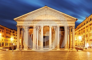 Rome - Pantheon at night