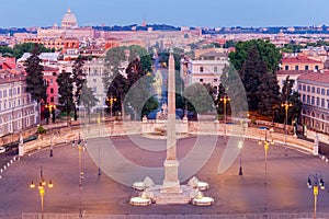 Rome. Piazza del Popolo.