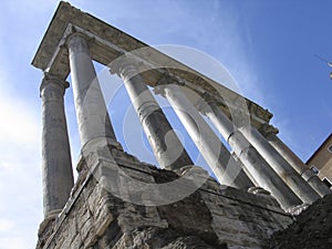 Rome: The ruins of the ancient roman forum