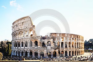 RomeÃÂ´s colossal Colosseum in all its splendour photo