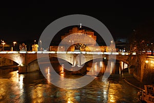 (Rome) Sant'Angelo Castle and Bridge