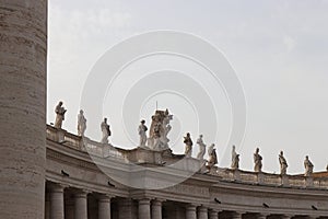 Rome, St. Peter`s Square, Piazza San Pietro