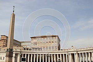 Rome, St. Peter`s Square, Piazza San Pietro