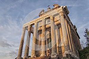 Rome Temple of Antoninus and Faustina 01