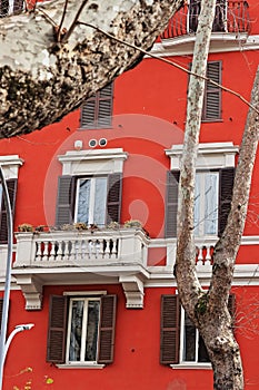 Rome, urban architecture in the Parioli district