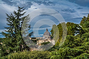 Rome - Vatican City - St. Peter`s Square symbol of Christianity around the world