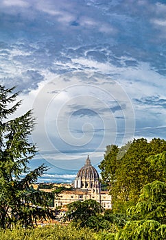 Rome - Vatican City - St. Peter`s Square symbol of Christianity around the world