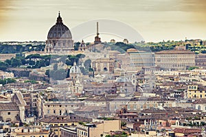 Rome Vatican Italy city skyline