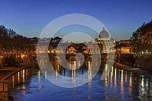 Rome and Vatican at Night