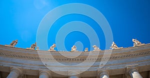 Saint Peter Columns in Rome