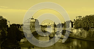 Rome - View of Castel Sant'Angelo