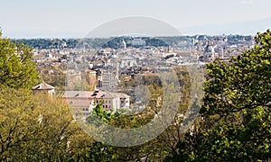 Rome view from Trastevere