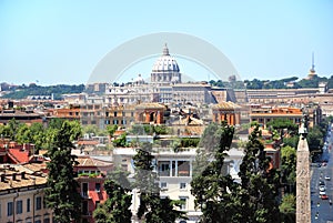 Rome - view from Villa Borghese