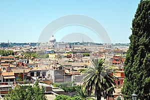 Rome - view from Villa Borghese