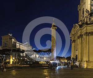 Rome vittoriano by night