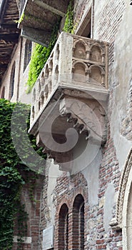 Romeo and Juliet balcony in Verona, Italy