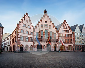 Romer City Hall at Romerberg Square - Frankfurt, Germany photo