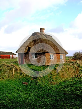 Romo Island Sod Roof Cottage Southern Denmark photo