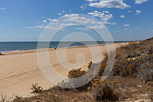 Rompeculos beach in Moguer, Huelva, Andalusia, Spain photo